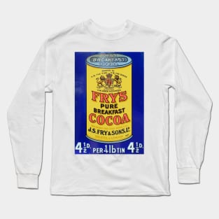 Fry's Pure Breakfast Cocoa Ad Long Sleeve T-Shirt